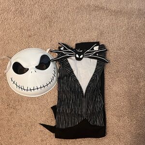 Party City Black and White Skeleton Costume. Halloween costume.